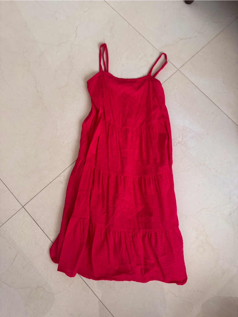 Old Navy Hot Pink Tie-Shoulder Sundress